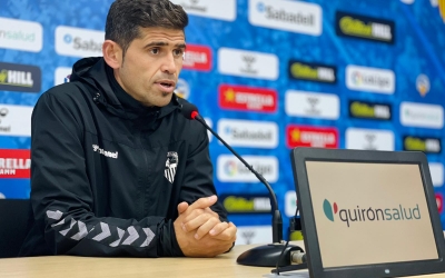 Antonio Hidalgo avui a la sala de premsa Miguel Quereda de la Nova Creu Alta | CES